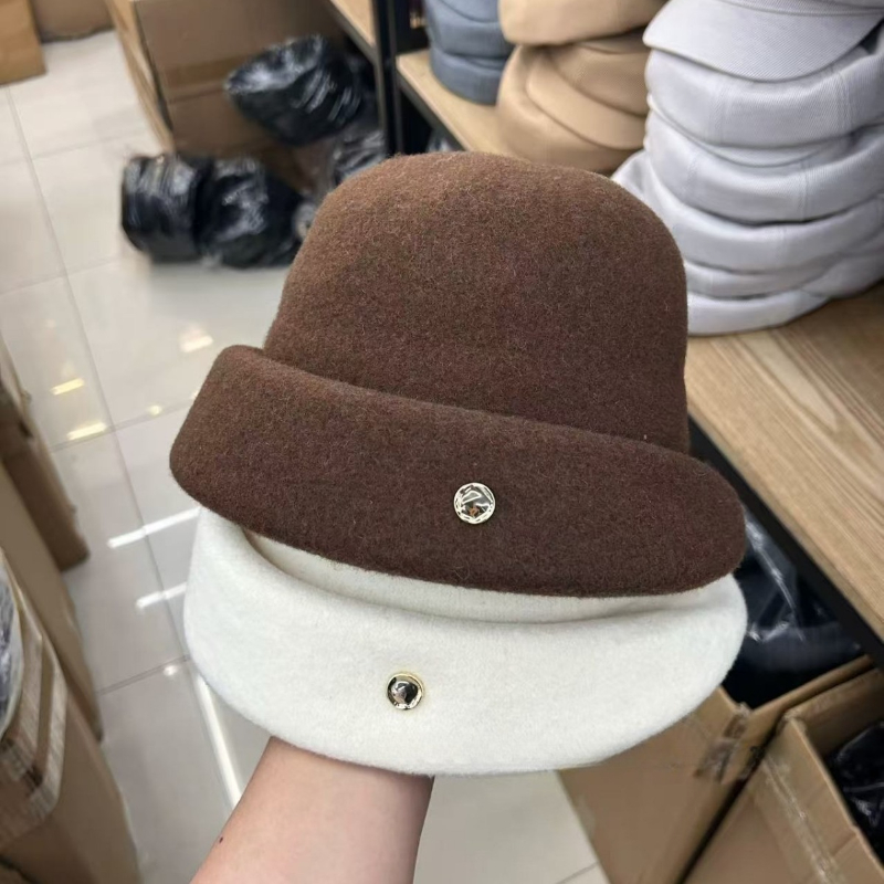 Fedora Hat Wool - 2026 가을 겨울 여성용 울 캐시미어