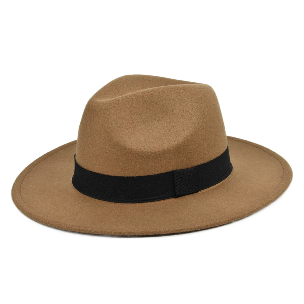 Fedora Hat Wool - 뉴 빈티지 페도라 남성용 울 와이드