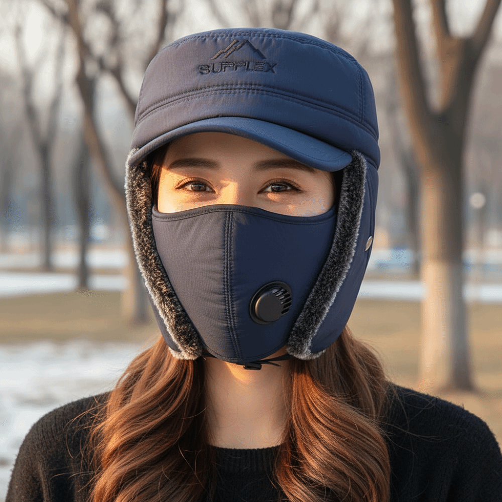 Trapper Hat Ear Flap - 두꺼운 겨울 트래퍼 모자 탈부착 가능한