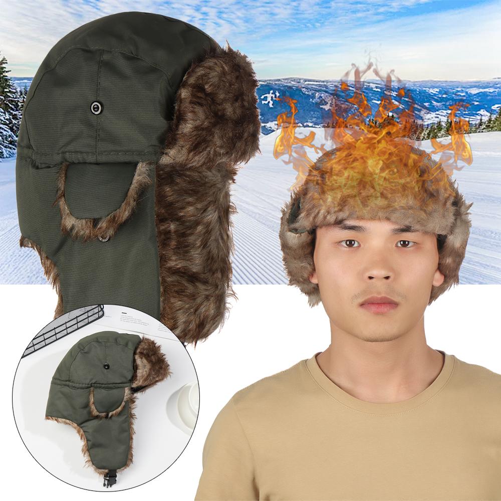 고품질 귀덮개 트래퍼 겨울 모자 캐주얼 러시아 우샨카  - Trapper Hat Ear Flap 리뷰 및 가격