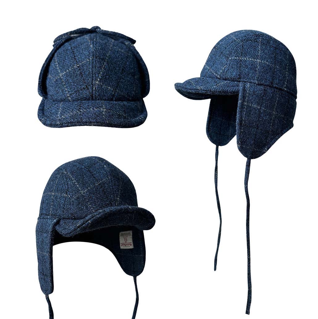 남녀공용 해리스 트위드 트래퍼 에비에이터 모자 체크무늬 - Trapper Hat Ear Flap 리뷰 및 가격