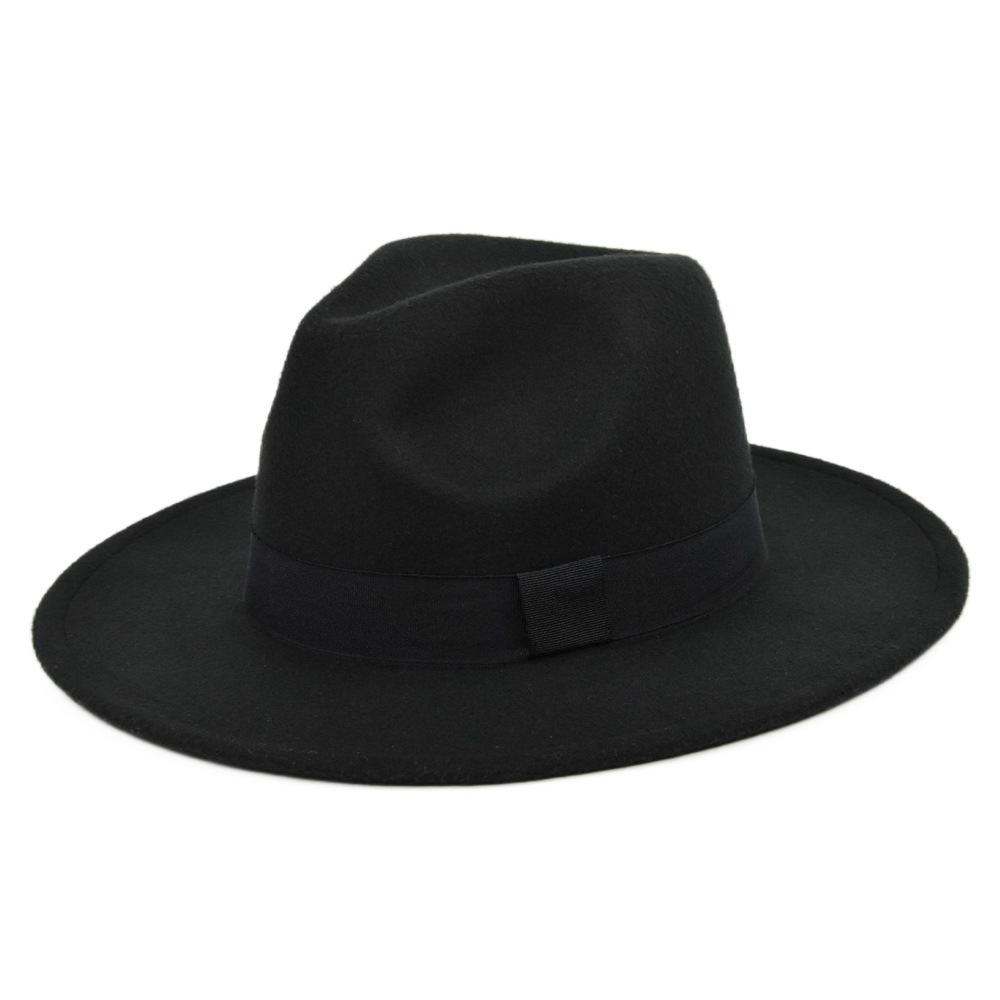 뉴 빈티지 페도라 남성용 울 와이드 브림 탑햇 겨울 가 - Fedora Hat Wool 리뷰 및 가격