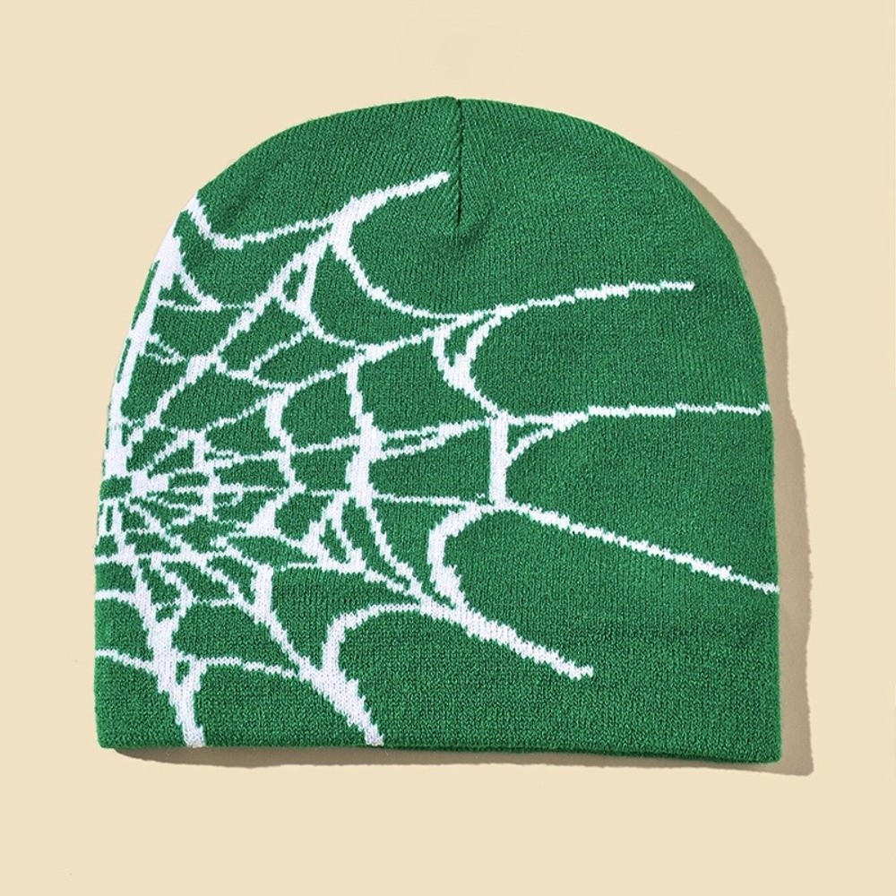 빈티지 스타일의 부드러운 거미줄 패턴 비니 모자, 신축 - Beanie Cuffed Knit 리뷰 및 가격