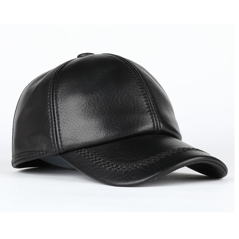 성인용 정품 가죽 모자, 따뜻한 정품 가죽 야구 모자, - Baseball Cap Structured 리뷰 및 가격