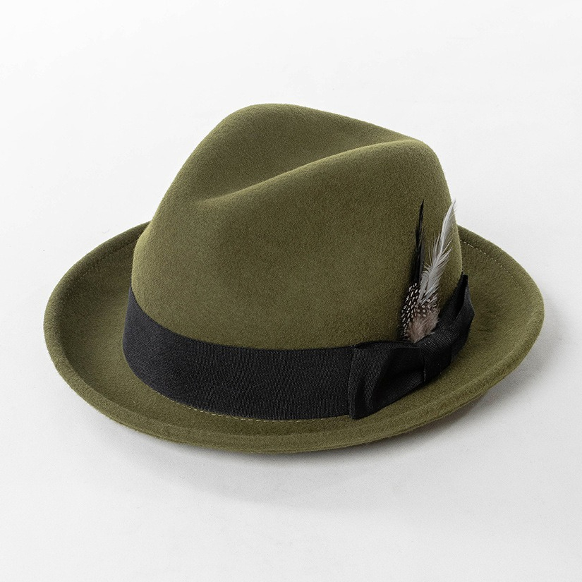 USPOP 겨울 양모 페도라 모자 여성 우아한 리본 리 - Fedora Hat Wool 리뷰 및 가격