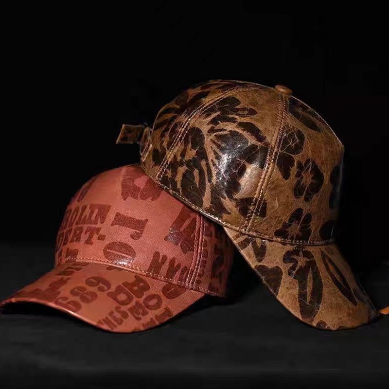 남녀공용 가죽 야구 모자, 가을 트렌디 아웃도어 레저  - Baseball Cap Structured 리뷰 및 가격