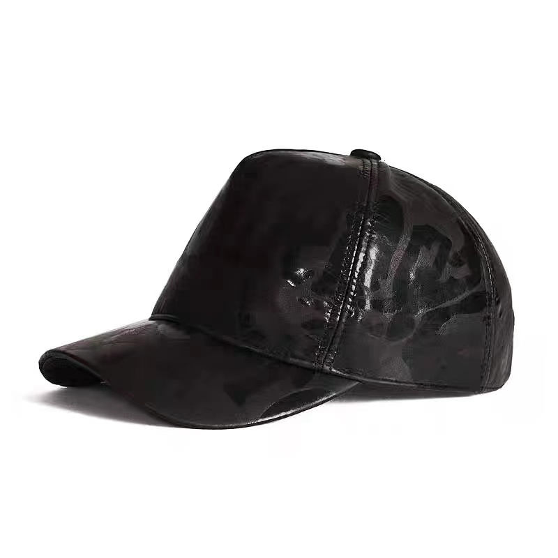 남녀공용 가죽 야구 모자, 가을 트렌디 아웃도어 레저  - Baseball Cap Structured 리뷰 및 가격