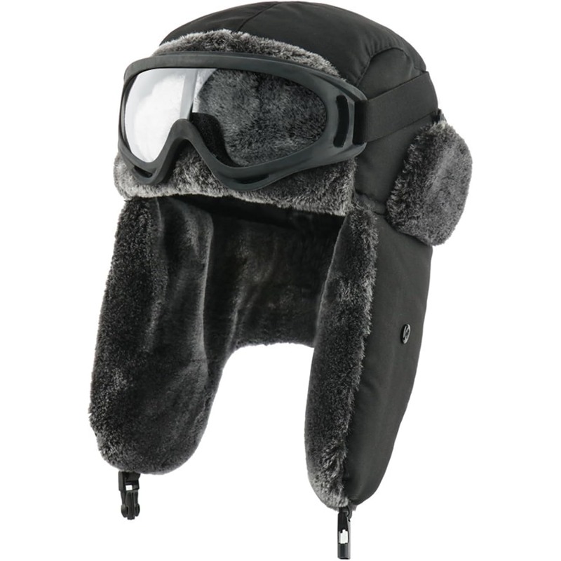 스노우 스키 군용 우샨카 모자 고글 포함 인조 토끼털  - Trapper Hat Ear Flap 리뷰 및 가격