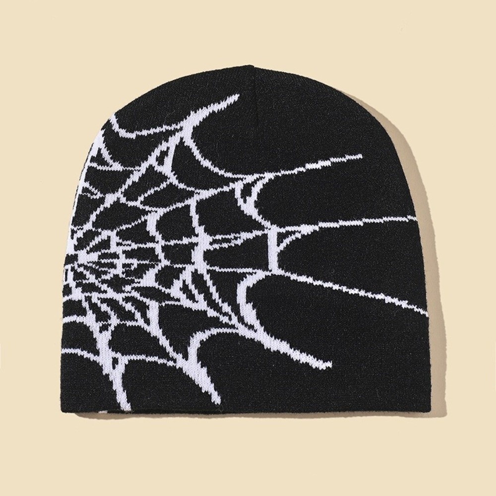 힙합 소프트 스파이더 웹 패턴 비니 모자 스트레치 따뜻 - Beanie Cuffed Knit 리뷰 및 가격