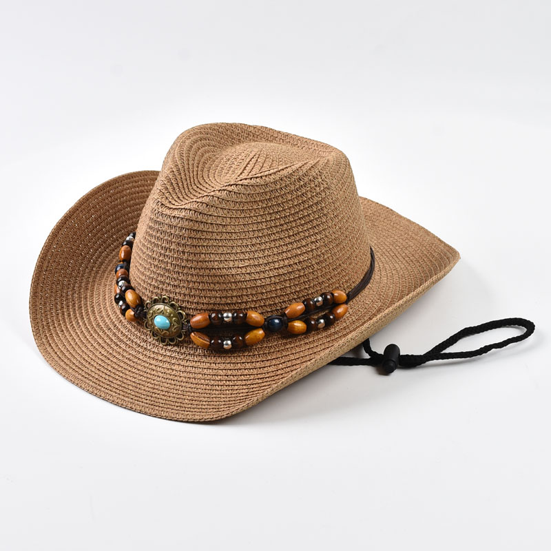 여성용 남성용 밀짚 웨스턴 카우보이 모자, 접이식 넓은 - Cowboy Hat Straw 리뷰 및 가격