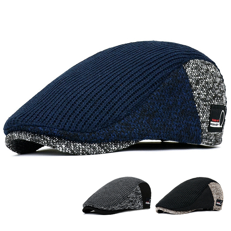 남성용 뉴스보이 모자, 두꺼운 가을 겨울 빈티지 헤링본 - Dad Hat Cotton 리뷰 및 가격