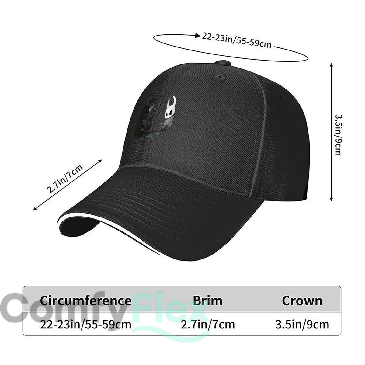Hollow Knight & Void Entity 일러 - Baseball Cap Structured 리뷰 및 가격