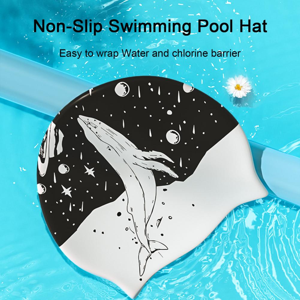 여성을위한 실리콘 수영 모자 남성 긴 머리 전문 수영  - Swim Hat Silicone 리뷰 및 가격